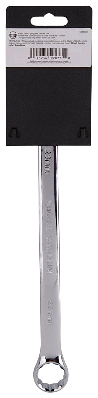 Vulcan MT6549937 Combination Wrench, Metric, 23 mm Head, Chrome Vanadium Steel, Polished