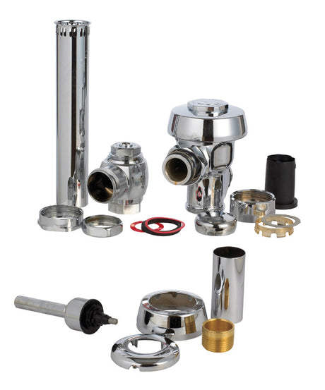 Sloan Regal Flush Valve Silver Polished Chrome Brass For AquaFlush