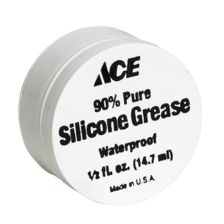 Ace NSF Approved Waterproof Silicone Grease 0.5 oz Carded, Pack of 12