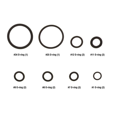 Ace Rubber O-Ring Assortment 14 pk