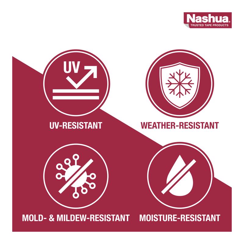 Nashua Premium 2.5 in. W X 60 yd L Silver Foil Tape