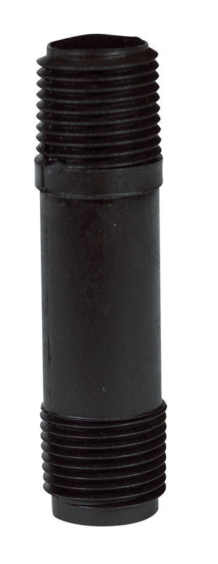B&K Schedule 40 1/2 in. MIP X 1/2 in. D MIP Polyethylene 5 in. Nipple 1 pk