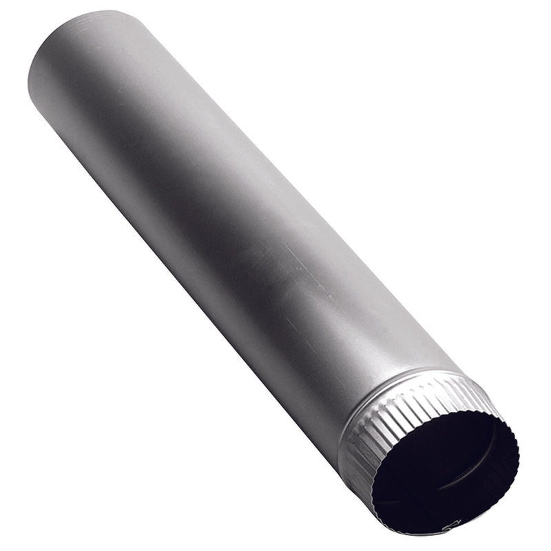 Deflect-O 24 in. L X 3 in. D Silver Aluminum Vent Pipe, Pack of 24