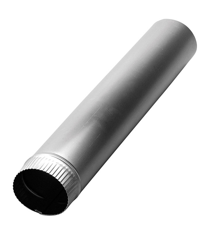 Deflect-O Jordan 24 in. L X 4 in. D Silver/White Aluminum Vent Pipe, Pack of 24