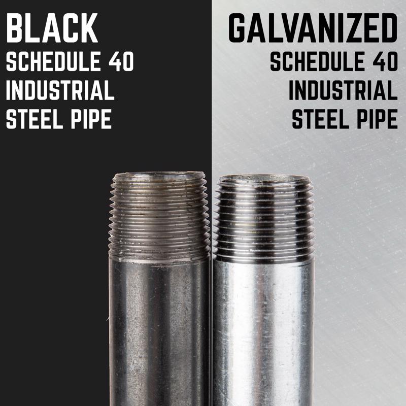STZ Industries 3/8 in. MIP each X 3/8 in. D MIP Galvanized Steel 5-1/2 in. L Nipple, Pack of 5