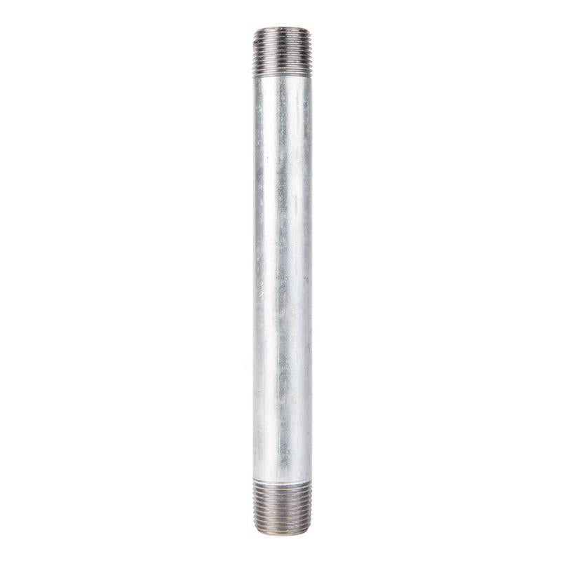 STZ Industries 1/2 in. MIP each X 1/2 in. D MIP Galvanized Steel 7 in. L Nipple