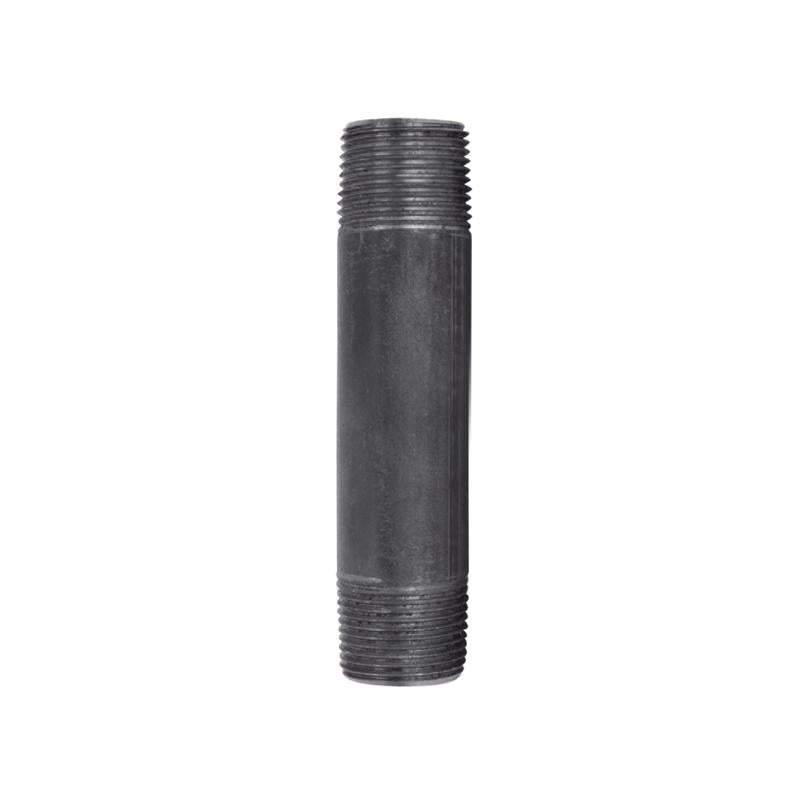 STZ Industries 3/4 in. MIP each X 3/4 in. D MIP Black Steel 4-1/2 in. L Nipple, Pack of 5