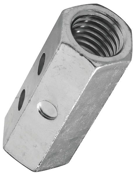 National Hardware 4003 Series N182-717 Coupling Nut, UNC Thread, 5/8-11 Thread, Steel, Zinc