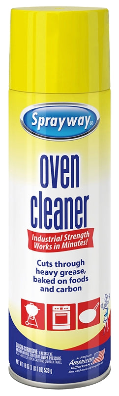 Sprayway SW824RETAIL Grill and Oven Cleaner, Liquid, 20 oz Aerosol Can