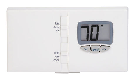 Ace Heating and Cooling Push Buttons Thermostat