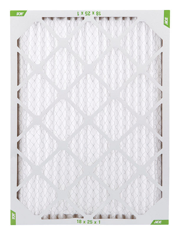 Ace 18 in. W X 25 in. H X 1 in. D Synthetic 8 MERV Pleated Air Filter 1 pk, Pack of 12