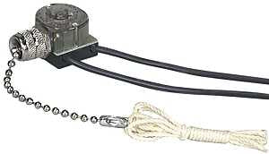Eaton Wiring Devices 458NP-BOX Canopy Switch with Bell End, Nickel, Polycarbonate, Lead Wire Terminal, 1/3/6 A, Pack of 10