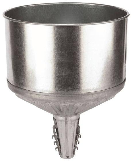 LubriMatic 75-008 Funnel, 8 qt, Galvanized Steel, 11-1/2 in H