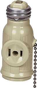 Eaton Wiring Devices 718V-BOX Adapter, 660 W, 2-Outlet, Thermoplastic, Ivory