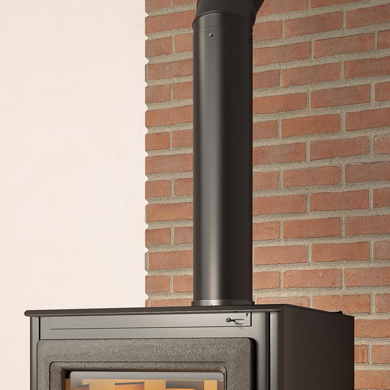 Imperial 4 in. D X 24 in. L Steel Stove Pipe, Pack of 10