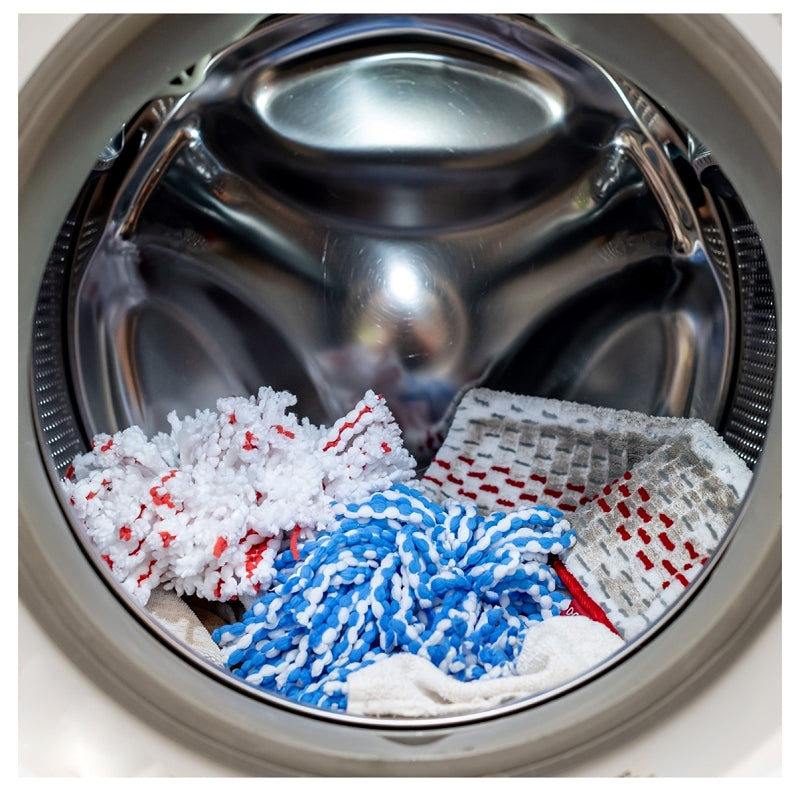 O-Cedar EasyWring 148474 Spin Mop Refill, Microfiber, White