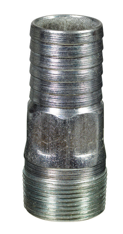 STZ Industries 1-1/4 in. Barb X 1-1/4 in. D MPT Galvanized Steel Adapter