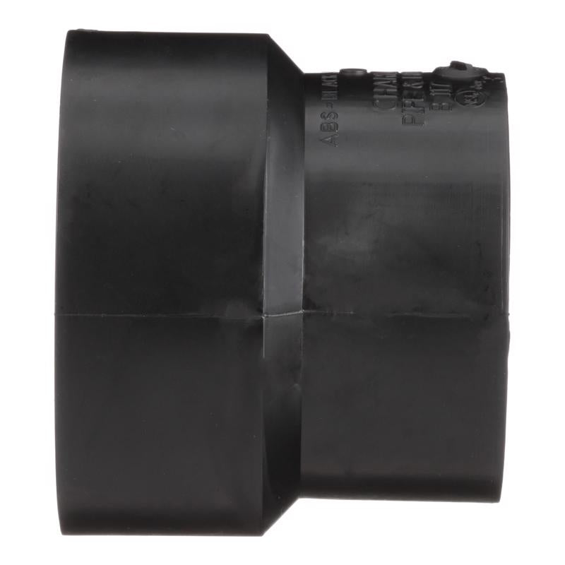 Charlotte Pipe 4 in. Hub X 3 in. D Hub ABS Coupling