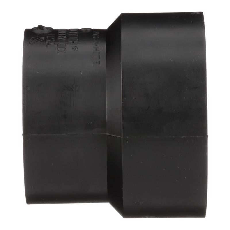 Charlotte Pipe 4 in. Hub X 3 in. D Hub ABS Coupling