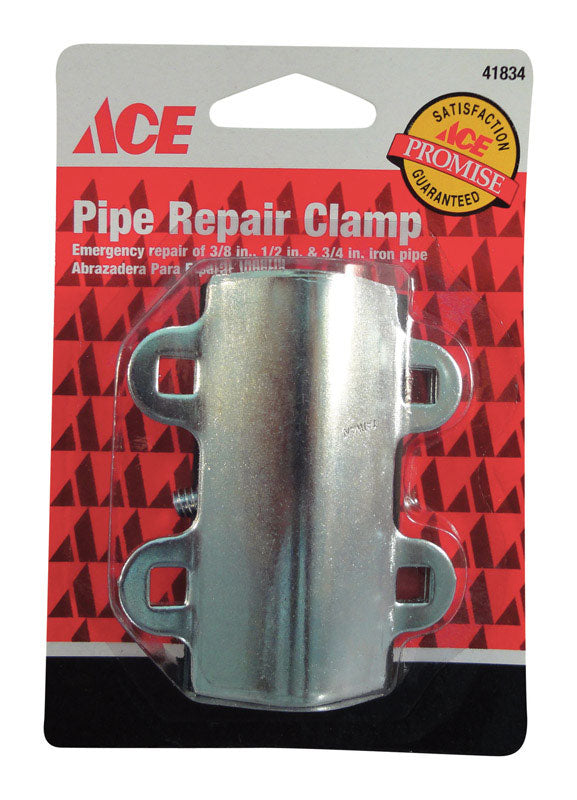 Ace 3/8 in., 1/2 in., & 3/4 in. Steel Pipe Repair Clamp