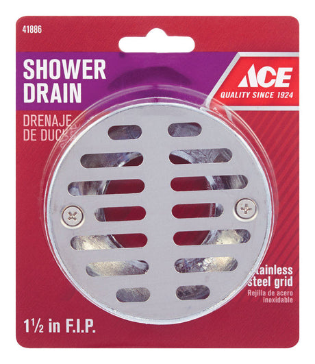 Ace 1-1/2 in. D Stainless Steel Shower Drain
