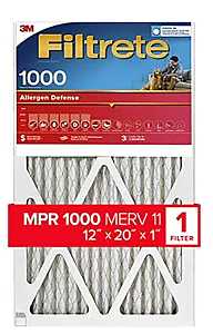 FILTER AIR ALRGN DFN 12X20X1IN, Pack of 4