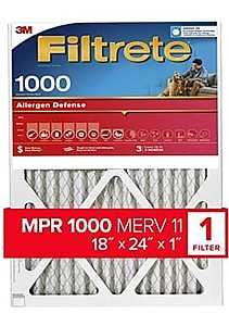 FILTER AIR ALRGN DFN 18X24X1IN, Pack of 4