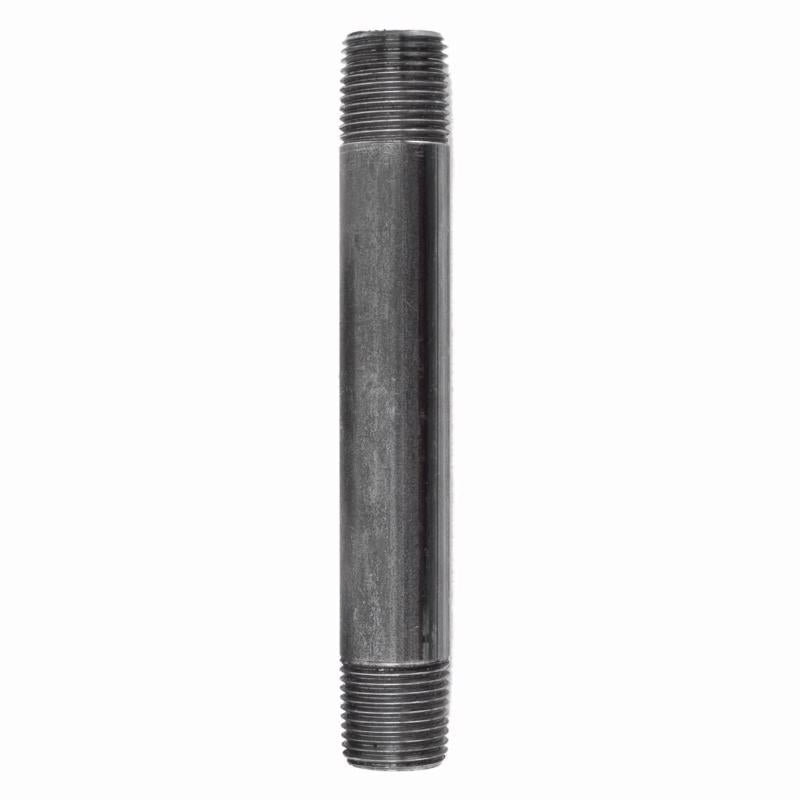 STZ Industries 1/8 in. MIP each X 1/8 in. D MIP Black Steel 5-1/2 in. L Nipple, Pack of 5