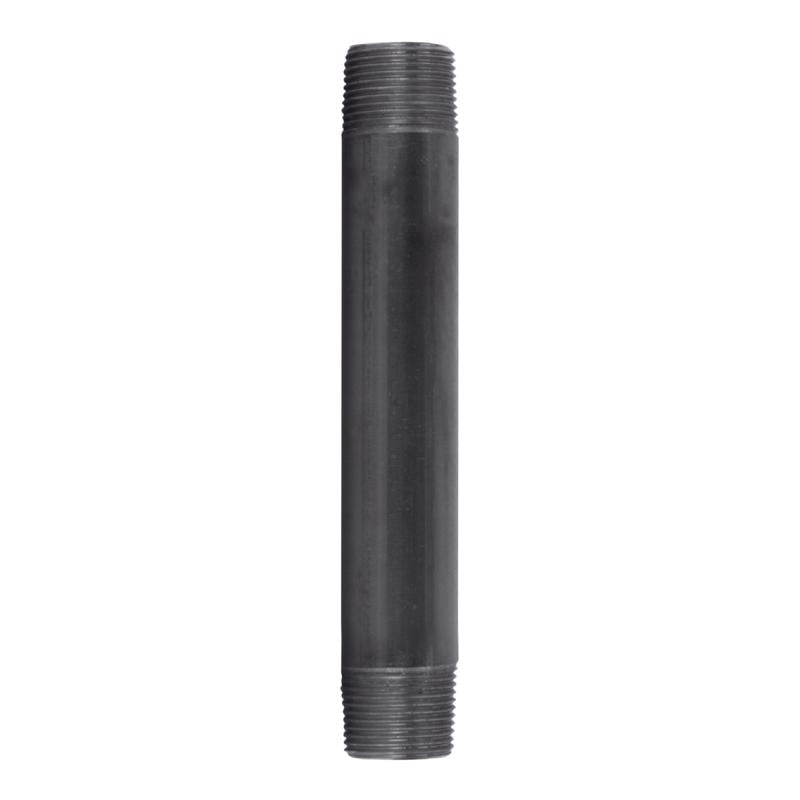 STZ Industries 1 in. MIP each X 1 in. D MIP Black Steel 8 in. L Nipple