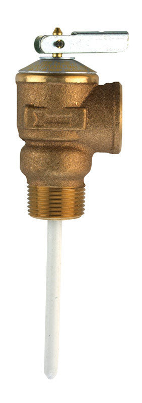 Cash Acme 3/4 in. Bronze Temperature and Pressure Relief Valve