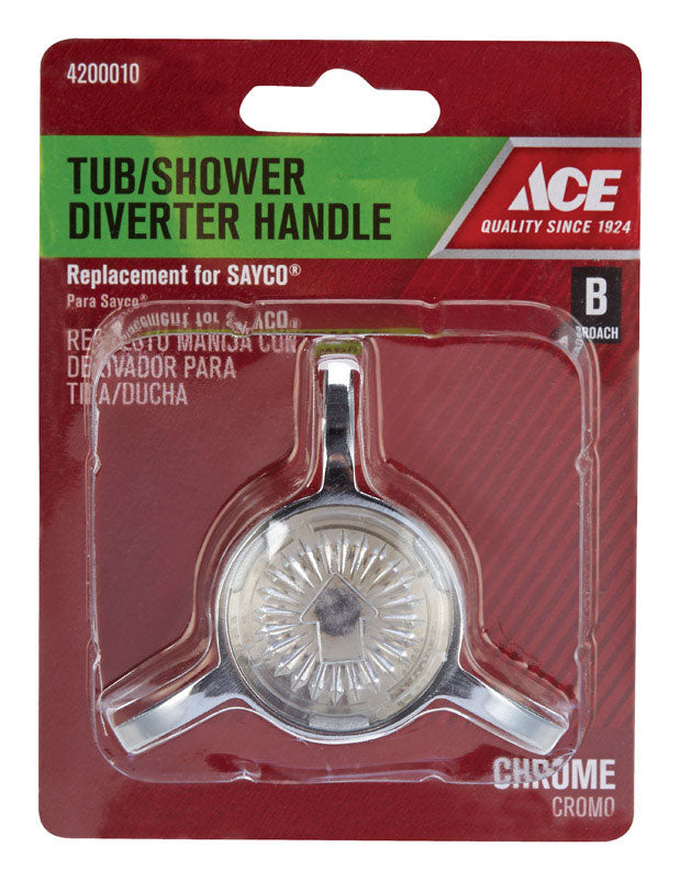 Ace For Sayco Chrome Tub and Shower Diverter Handle