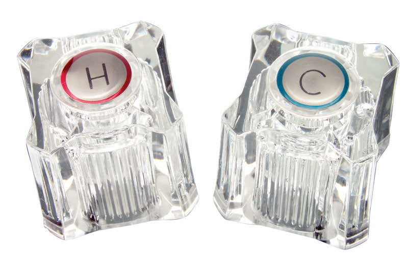 Ace For Kohler Clear Bathroom and Kitchen Faucet Handles