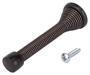 ProSource H62-B049-PS Heavy-Duty Spring, 5/16 in Dia Base, 3-1/8 in Projection, Plastic & Steel, Venetian Bronze