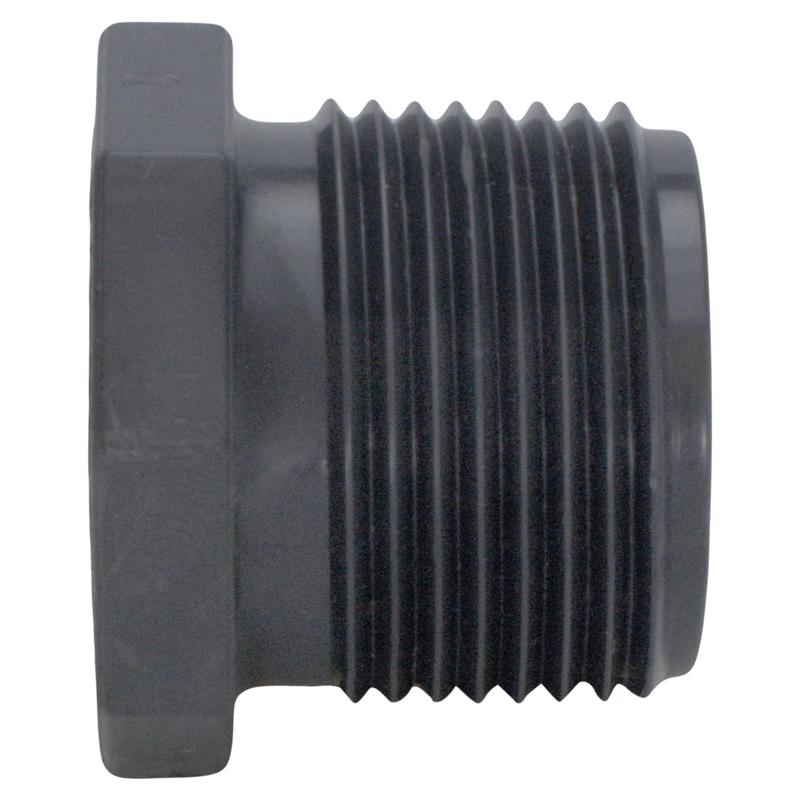 Charlotte Pipe Schedule 80 1 in. MPT X 1/2 in. D FPT PVC 1-1/4 in. Reducing Bushing 1 pk