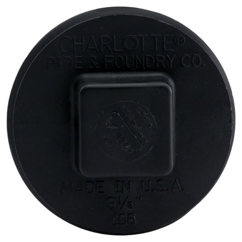 Charlotte Pipe 3 in. MPT X 3 in. D ABS Plug