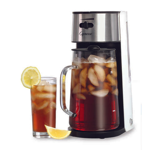 Capresso 2.5 qt Black/Silver Iced Tea Maker