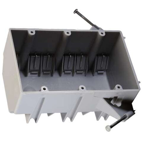 Leviton White 2 gang Plastic Decorator Oversized Wall Plate 1 pk