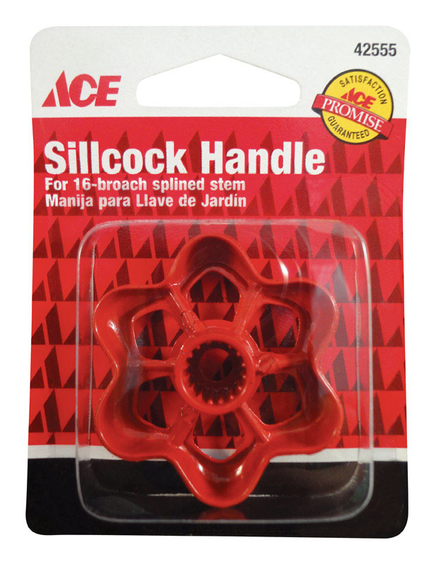 Ace 3/8 in. Iron Red Sillcock Handle 1 pc