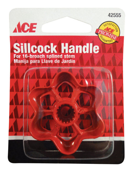 Ace 3/8 in. Iron Red Sillcock Handle 1 pc