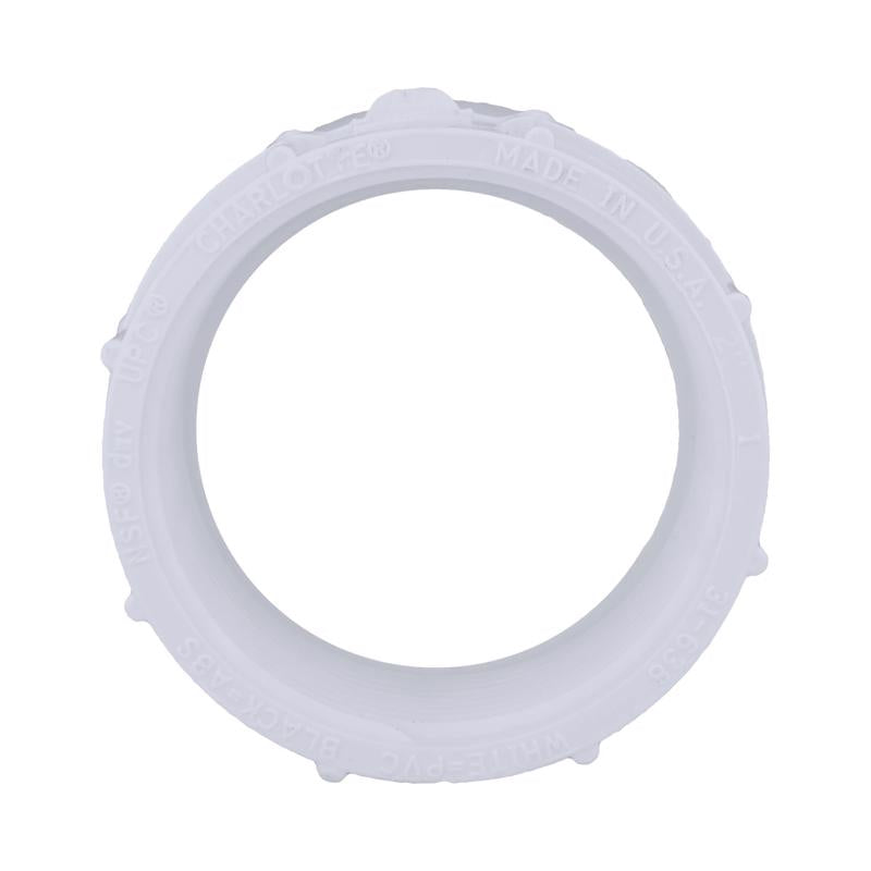 Charlotte Pipe Schedule 40 2 in. Hub X 2 in. D FPT PVC Pipe Adapter 1 pk