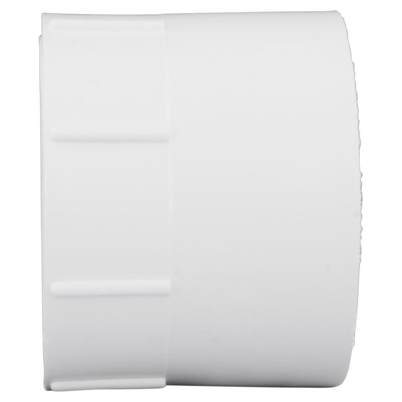 Charlotte Pipe Schedule 40 3 in. Hub X 3 in. D FPT PVC Pipe Adapter 1 pk