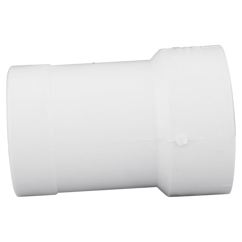 Charlotte Pipe 2 in. Hub X 2 in. D Spigot PVC Pipe Adapter 1 pk