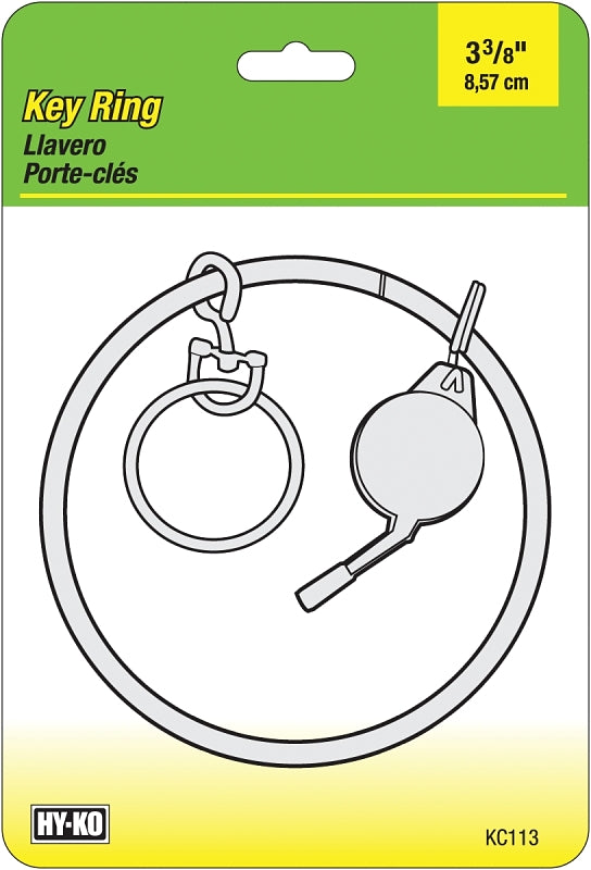 Hy-Ko KC113 Key Ring, Brass