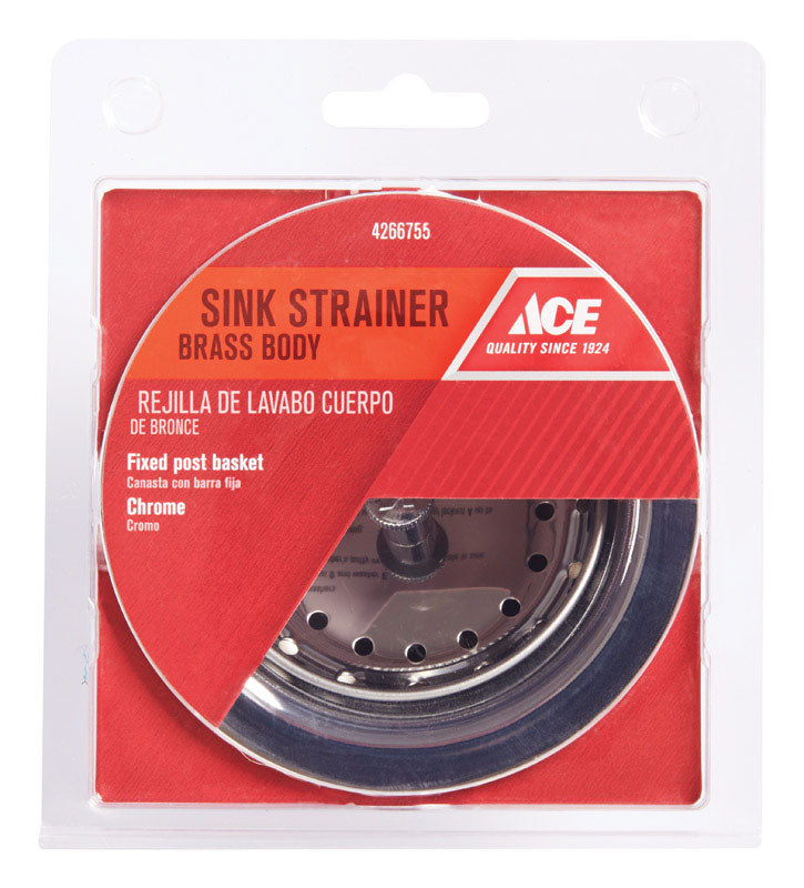 Ace 3-1/2 in. D Brass Basket Strainer Assembly