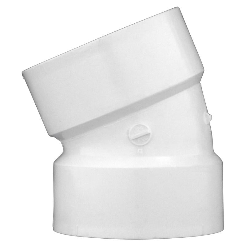 Charlotte Pipe Schedule 40 3 in. Hub X 3 in. D PVC Elbow 1 pk