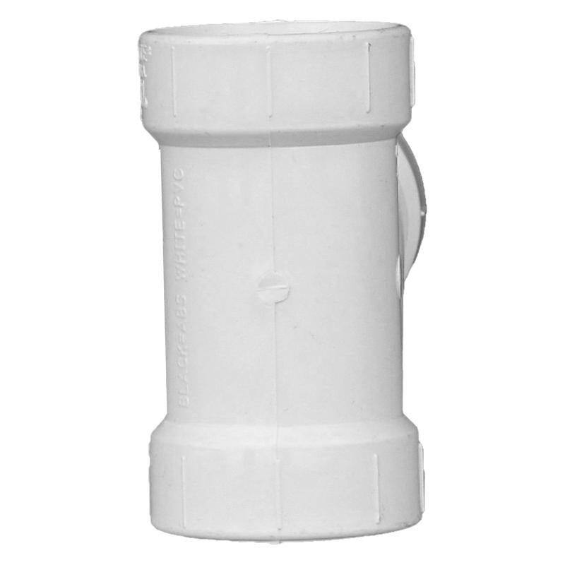 Charlotte Pipe Schedule 40 1-1/2 in. Hub X 1-1/2 in. D Hub PVC Sanitary Tee 1 pk