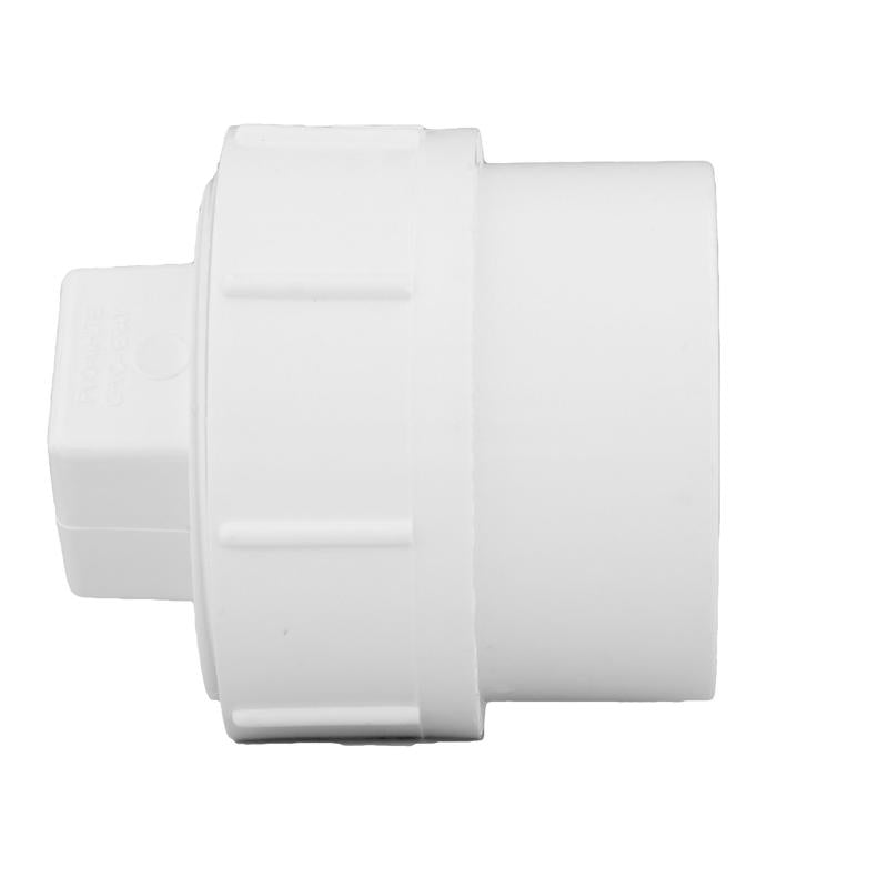 Charlotte Pipe Schedule 40 3 in. Spigot X 3 in. D FPT PVC Cleanout Adapter 1 pk
