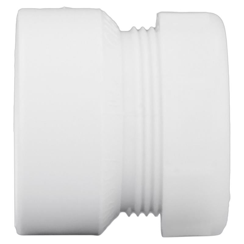 Charlotte Pipe Schedule 40 1-1/2 in. Hub X 1-1/2 in. D Slip PVC Pipe Adapter 1 pk