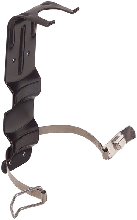 First Alert BRACKET5 Fire Extinguisher Bracket, Stainless Steel, Black