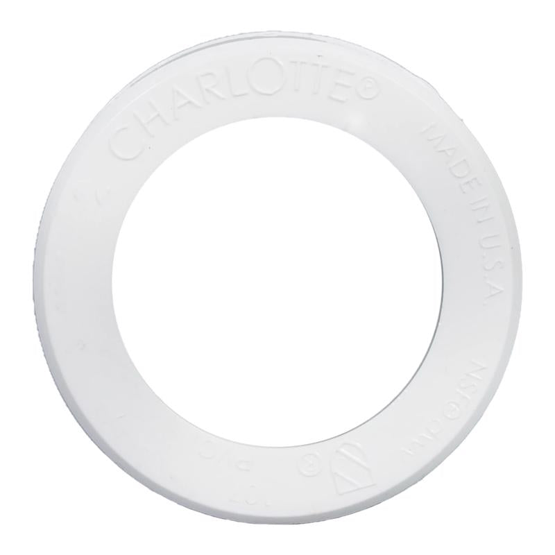 Charlotte Pipe 6 in. Spigot X 4 in. D Hub PVC Flush Bushing 1 pk